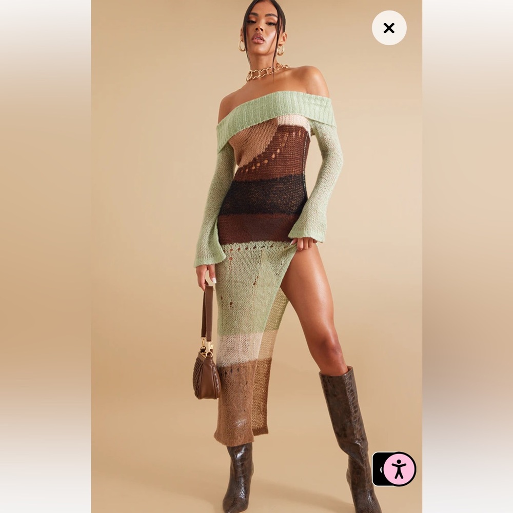 PLT knit dress